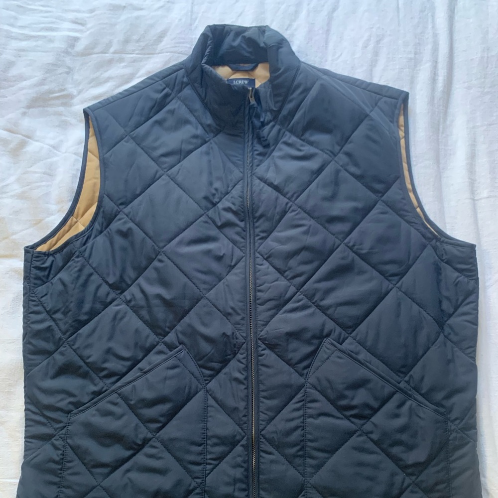 J Crew quilted vest